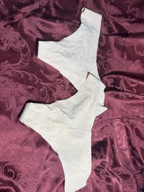 *2 Pairs* Victoria's Secret Nude Shimmery Beige Thong XL